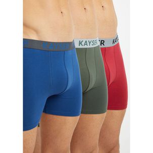 Pack 3 Boxer Largo De Algodón Kayser