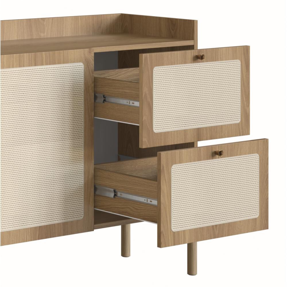 Buffet Decocasa B 27935e / Si / Si image number 8.0