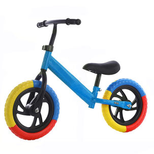 Bicicleta Equilibrio Sin Pedales Infantil Aprendizaje Celeste