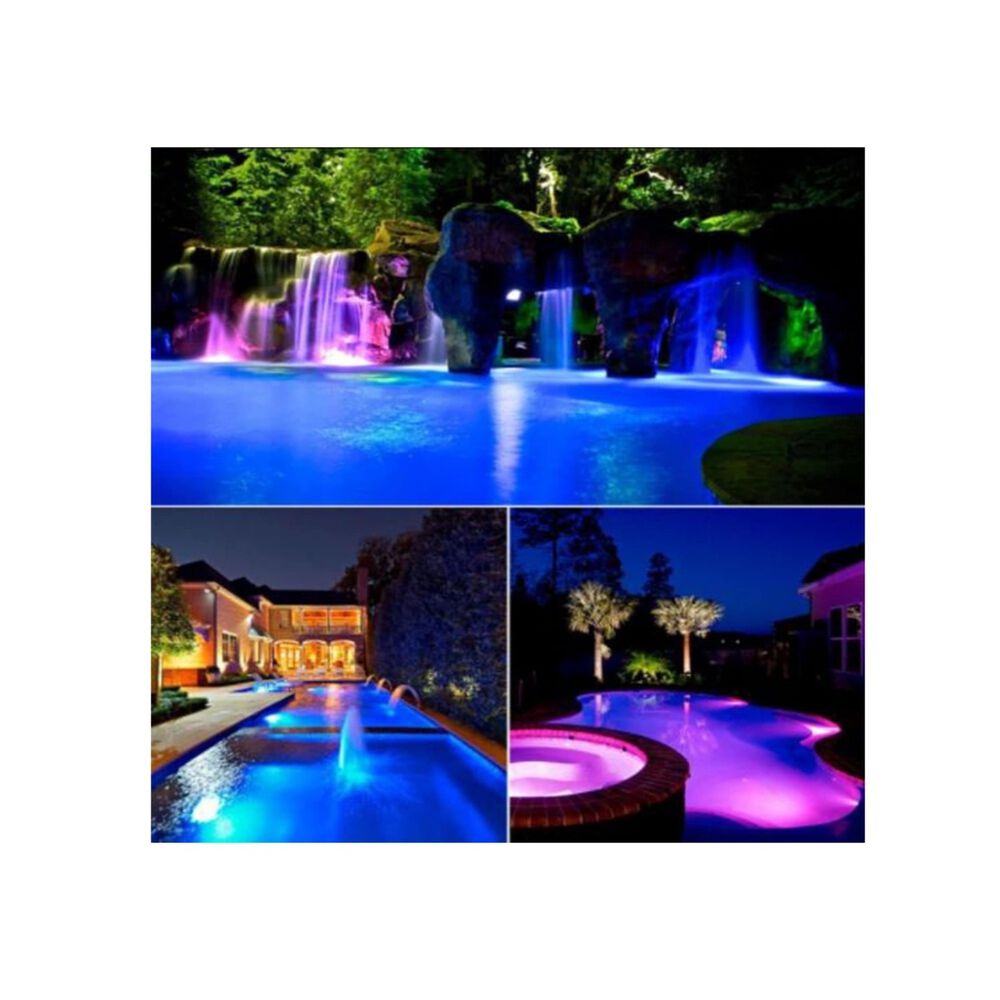 Foco Luz Led De Piscina Con Control Remoto 24w Multicolor image number 7.0