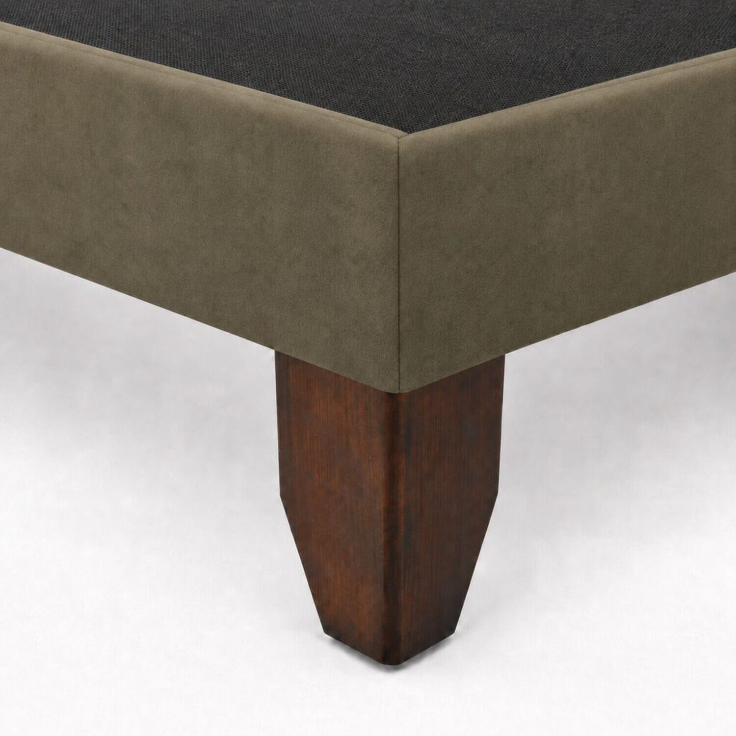 Base De Cama Europea 2 Plazas Dividida Verde Oliva 190 Cm Largo image number 2.0