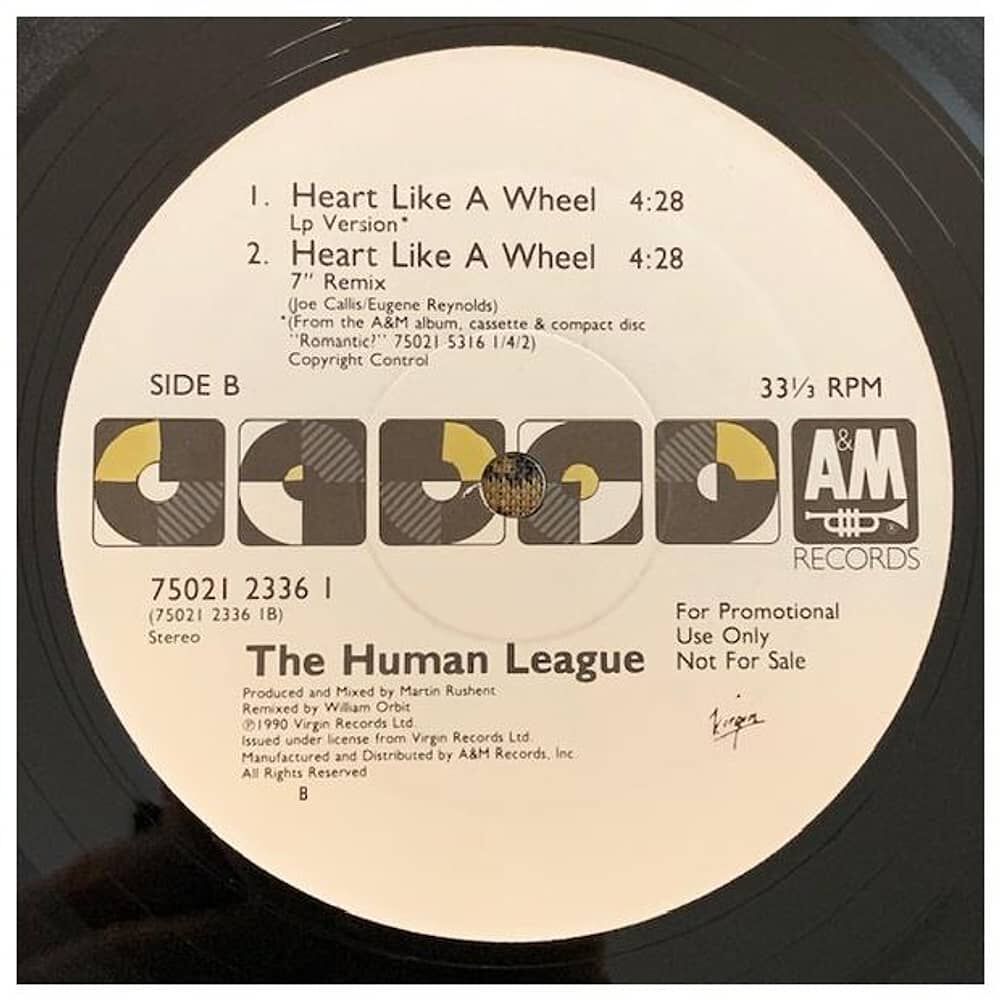 Human League - Heart Like A Wheel | 12" Maxi Single Usado image number 1.0