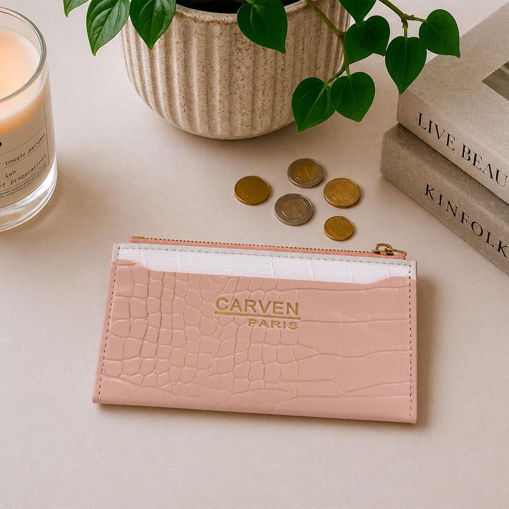Billetera Tarjetero Mujer Con Monedero Zoe Rosa Carven image number 0.0