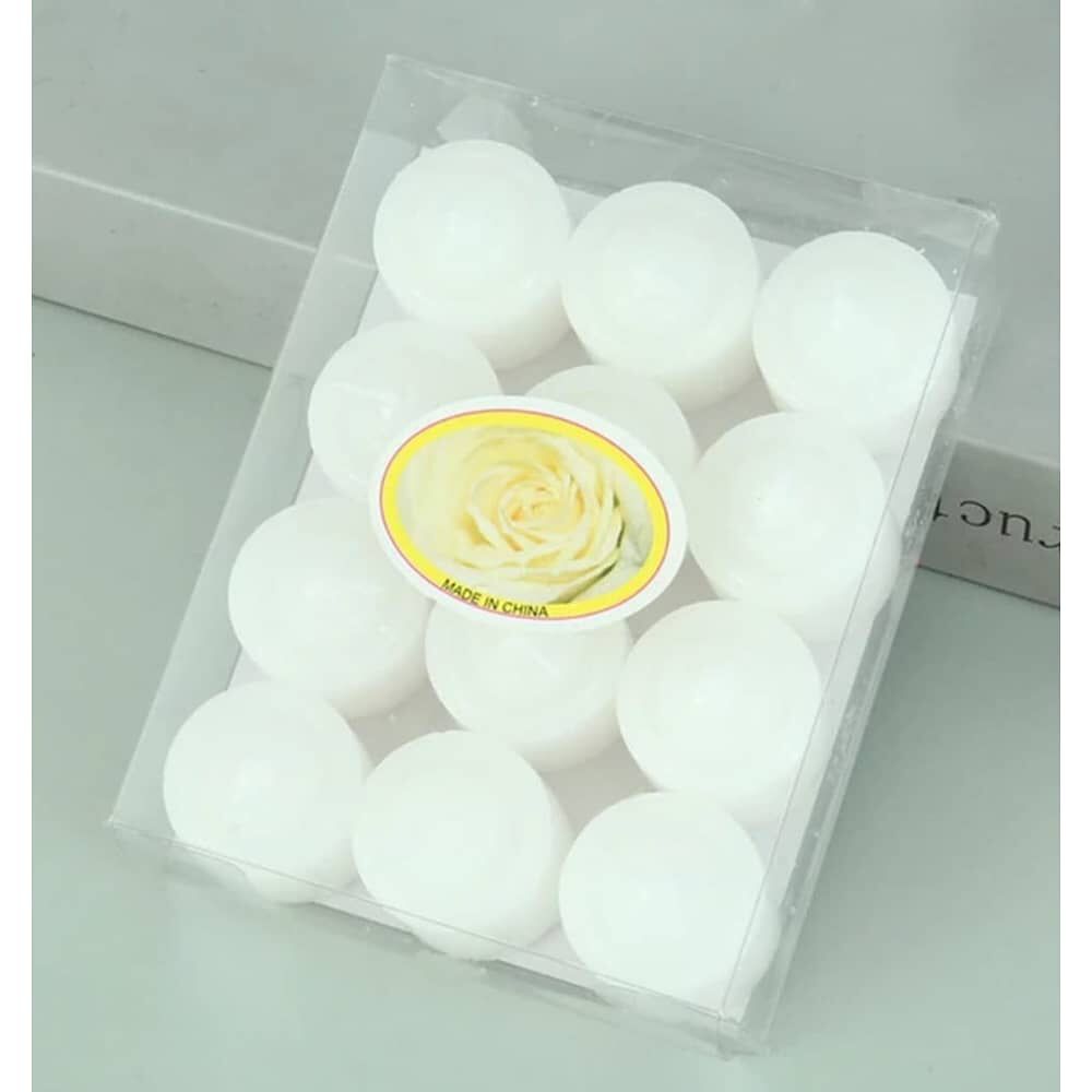 Set De 12 Velas Blancas image number 0.0