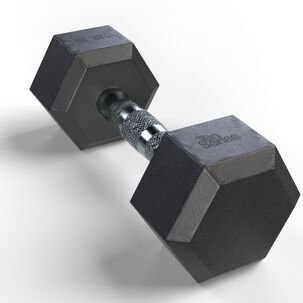 Mancuerna Hexagonal Recubierta En Caucho 12.5 Kg