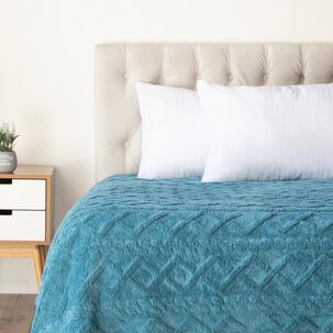 Frazada Sherpa Azhome Jacquard / 2 Plazas