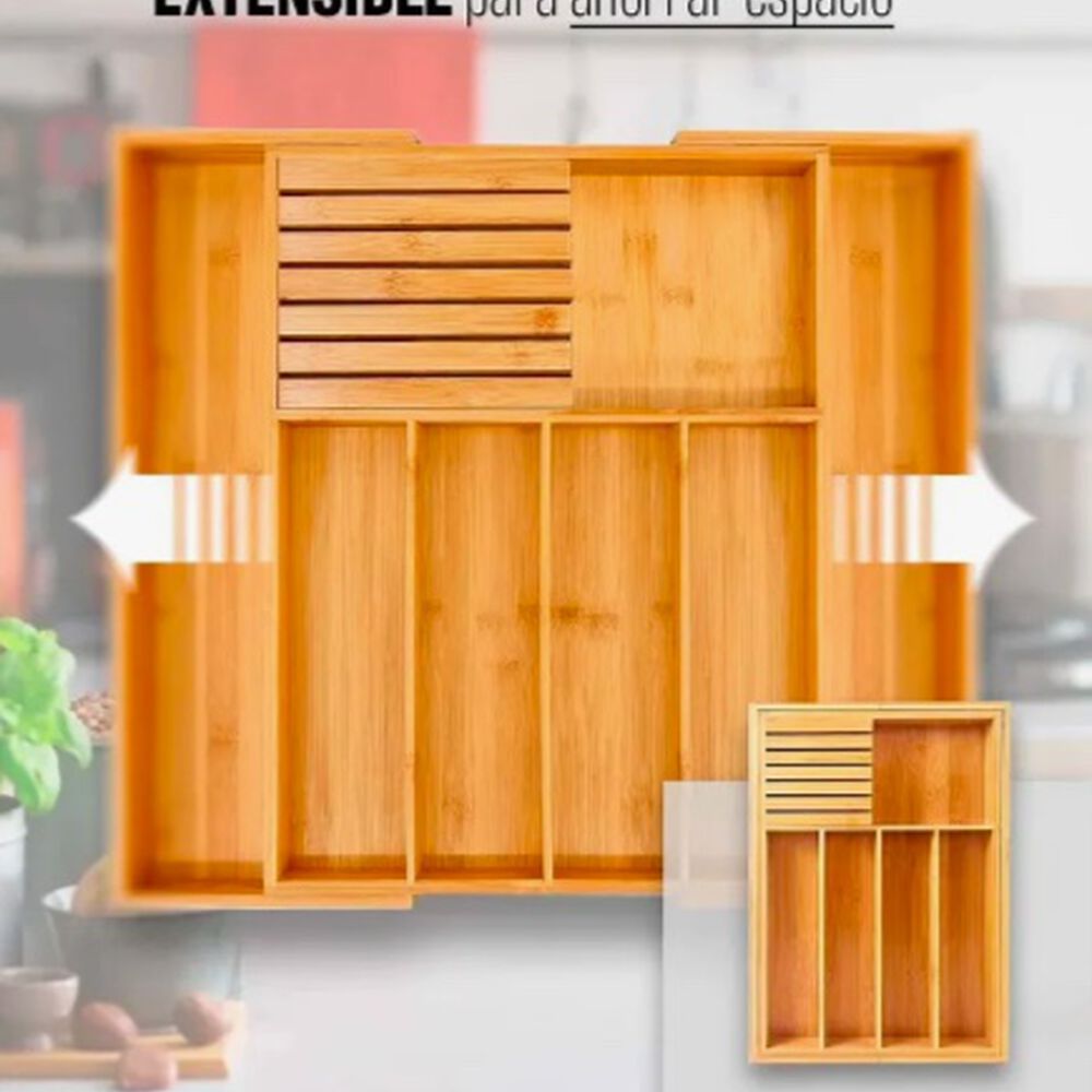 Organizador De Cubiertos Bamb&uacute; image number 1.0