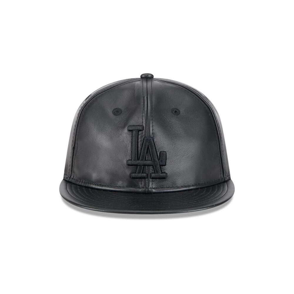 Gorra 9fifty Mlb Los Angeles Dodgers Genuine Leather Black image number 2.0