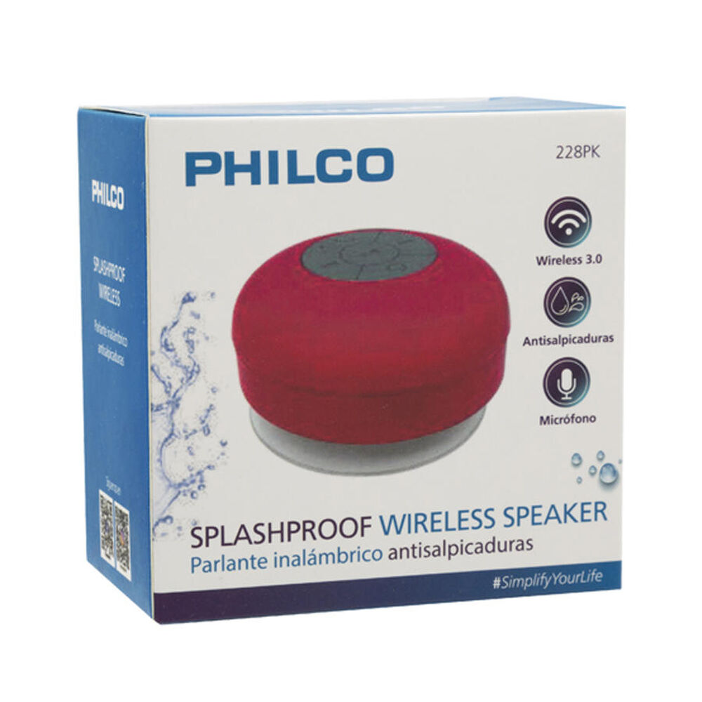 Parlante Philco Wireless Anti Salpicaduras Bluetooth image number 0.0