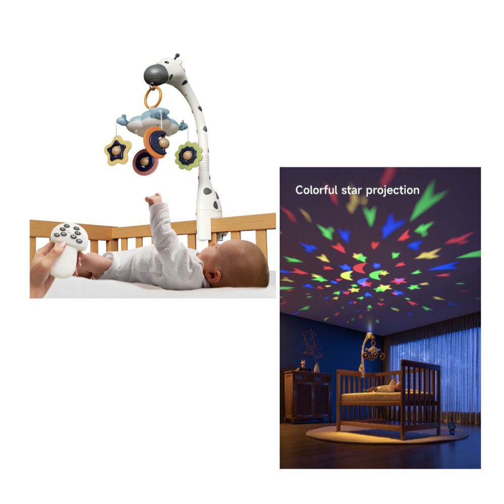 Móvil Y Proyector Luz Espanta Cuco Control Tm177 Lubabycas image number 1.0