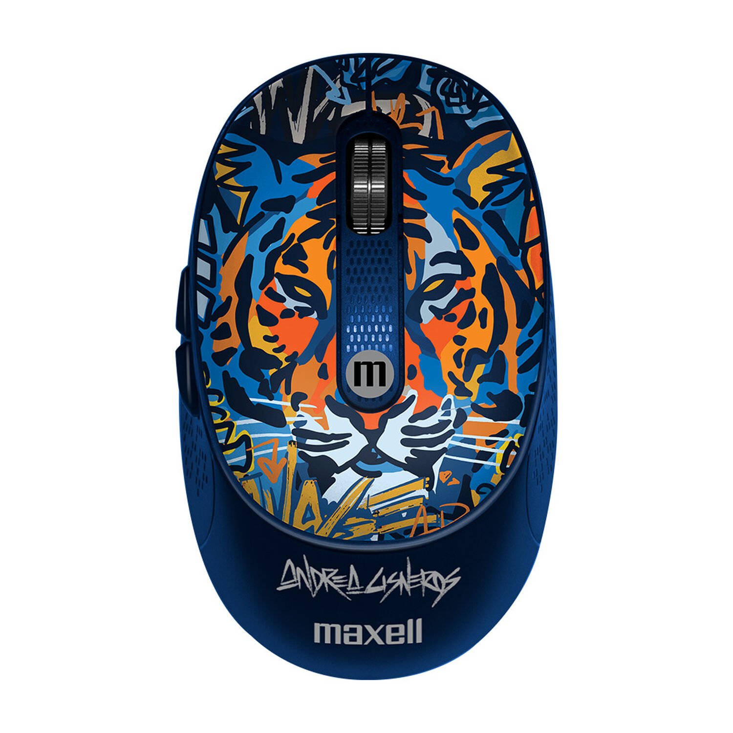 Mouse Inal&aacute;mbrico Maxell Dise&ntilde;o Wild 4000dpi Usb/usb-c Tigre image number 0.0