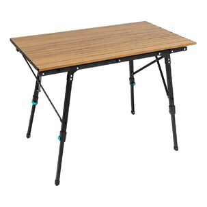 Mesa De Camping Altura Ajustable Colbún - Marrón