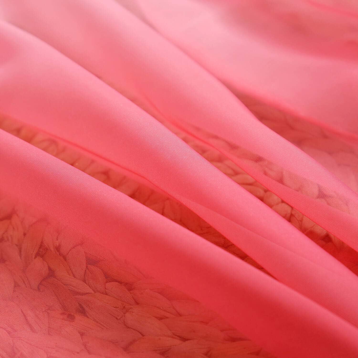 Pack De Visillo Degrade 140x220 Cm Fucsia image number 2.0