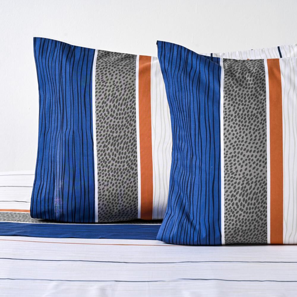 Juego De Sábanas American Family By Cannon Bluemist / 2 Plazas / 144 Hilos image number 1.0