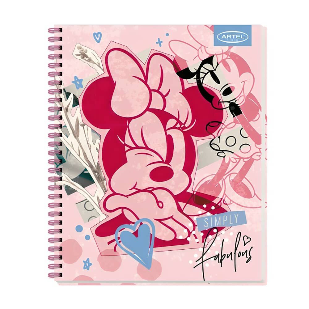 Pack 10pcs Cuadernos Univ 100hj Minnie Collage Artel 0384 image number 1.0