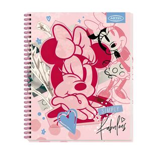 Pack 10pcs Cuadernos Univ 100hj Minnie Collage Artel 0384