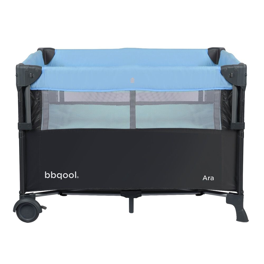 Cuna Playard Colecho Ara Blue + Colch&oacute;n De Viaje Plegable image number 4.0