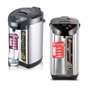 Termo Hervidor El&eacute;ctrico Dispensador Gran Capacidad 6.8lts Color Plateado