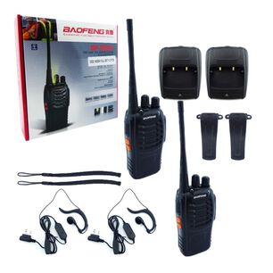 Radio Handy Portatil Set X 2 Pcs Recargable Baofeng Mod.bf-888s Full En Caja