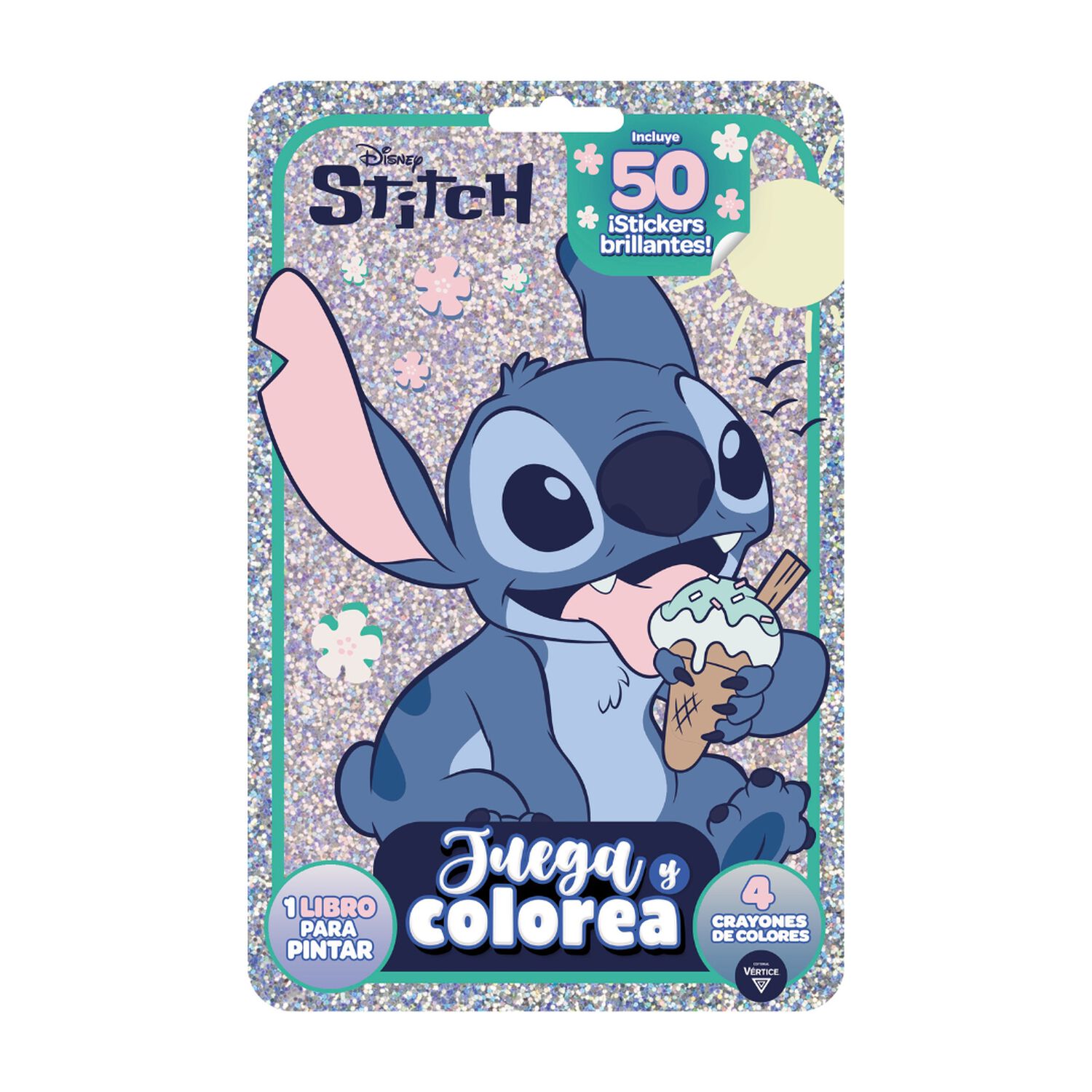 Editorial V&eacute;rtice Juega Y Colorea Stitch image number 0.0
