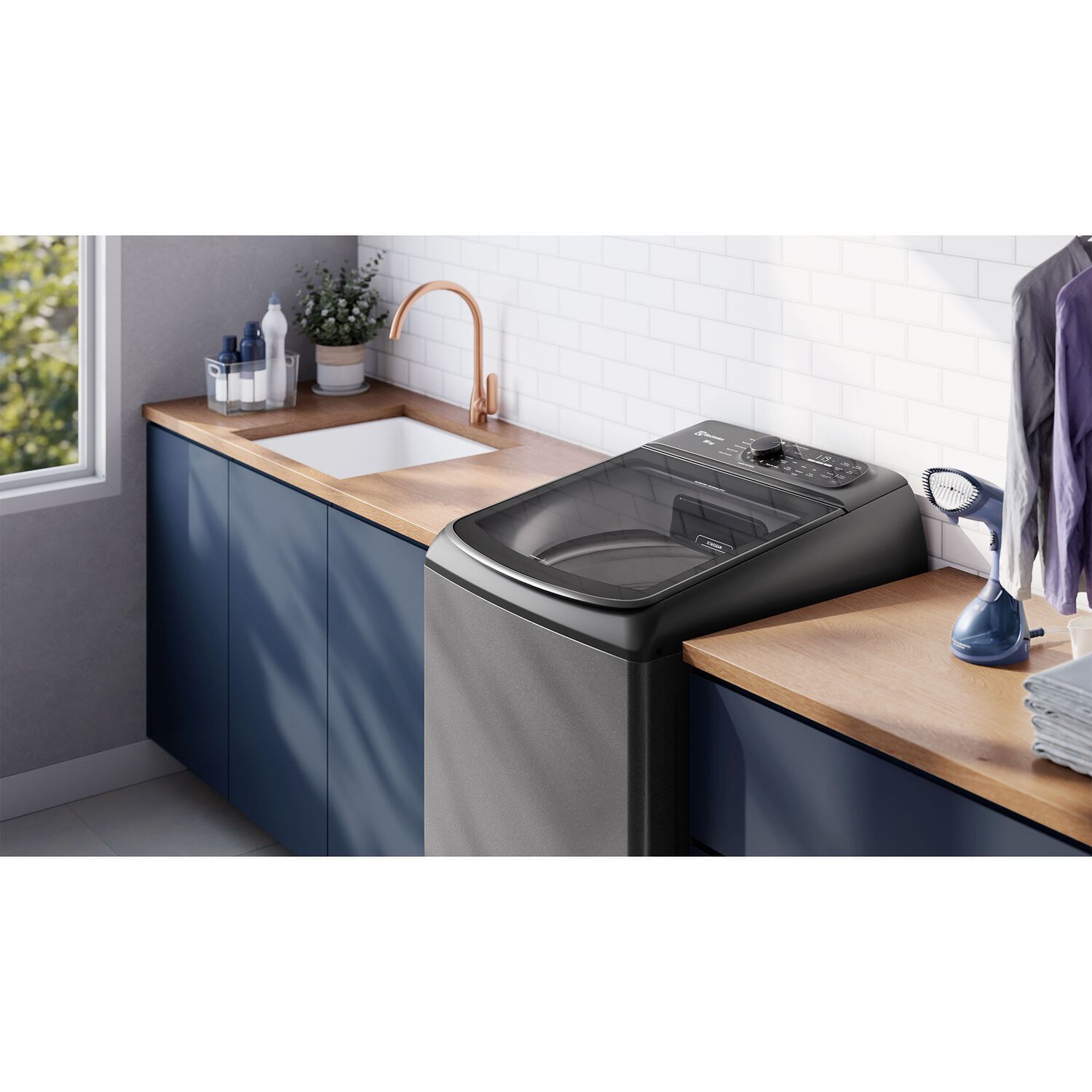 Lavadora Autom&aacute;tica 18kg Carga Superior Inverter Emtl18io Onix image number 13.0