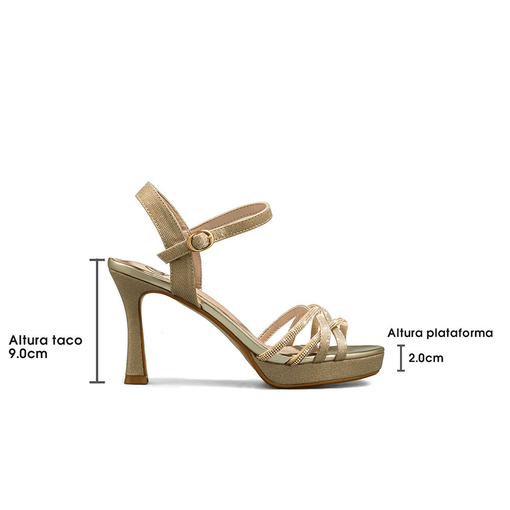 Sandalia Taco Alto Fiesta Mujer Weide You532 image number 4.0