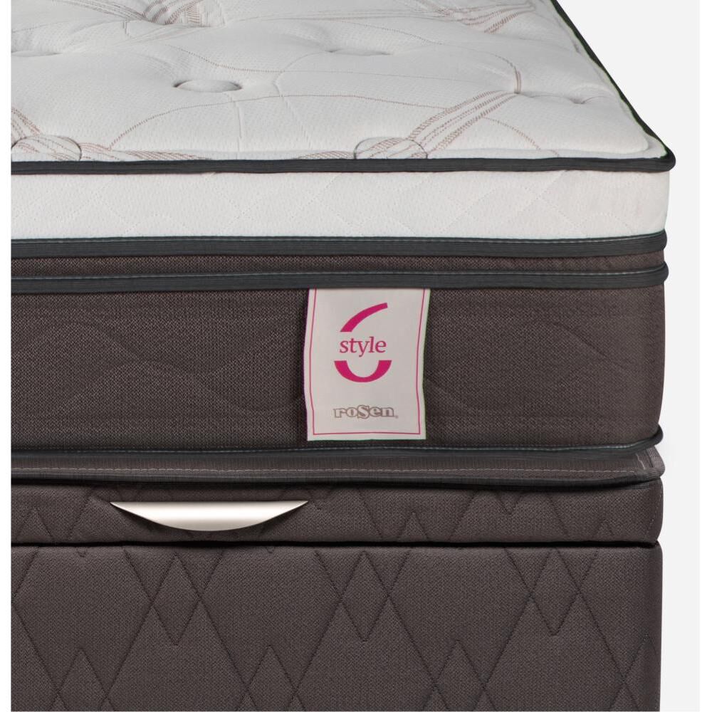 Cama Ba&uacute;l Rosen New Style 6 / 1 Plaza / Base Normal + Set De Maderas image number 4.0