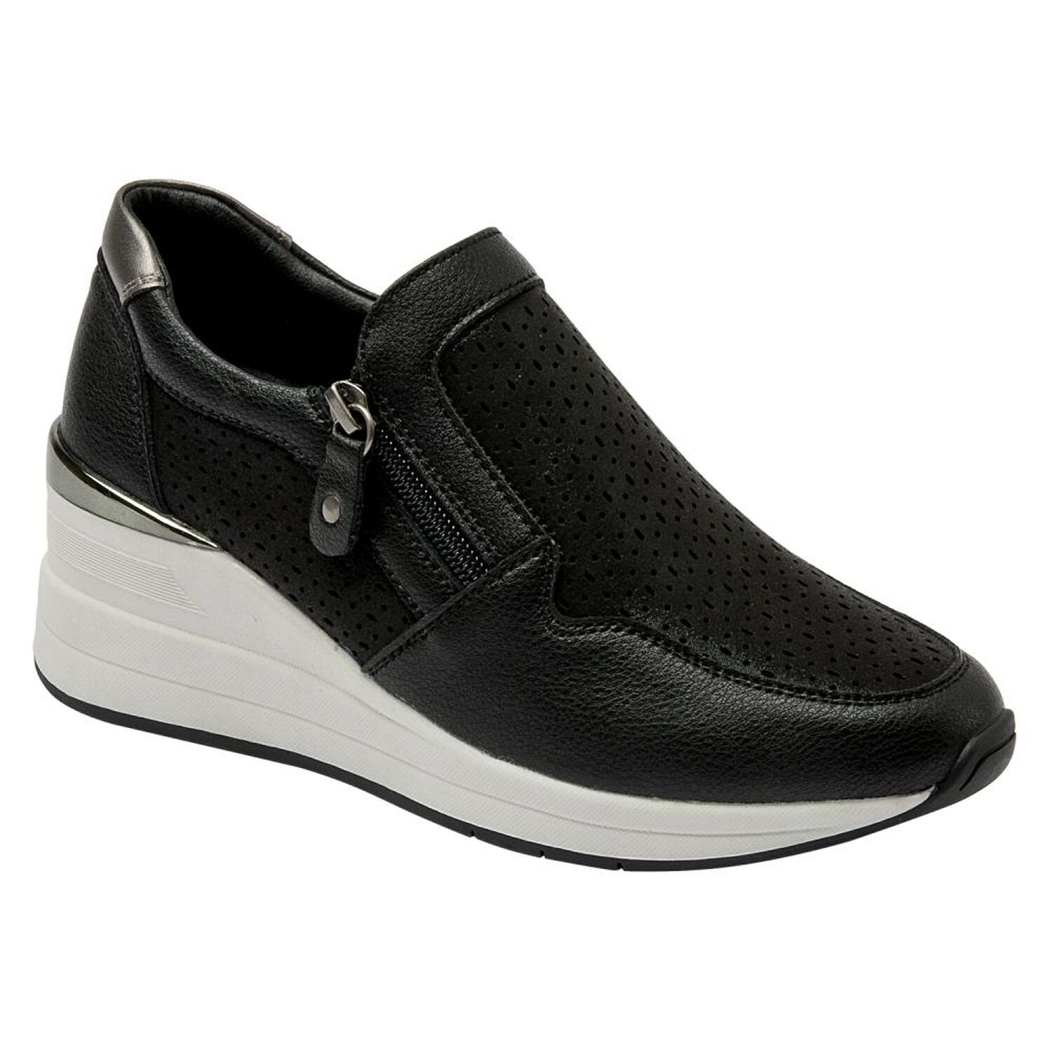 Zapatilla Urbana Mujer Bruno Rossi Brm0152 Negro image number 1.0