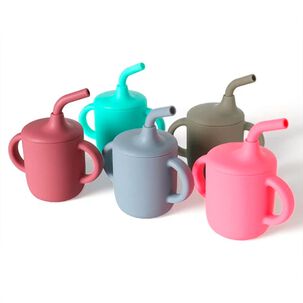 Vaso De Silicona Con Bombilla Para Bebés