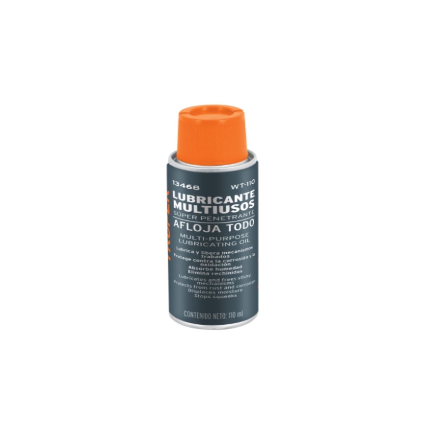 Lubricante/anticorrosivo/aflojatodo Truper Wt-110 110 Ml image number 0.0