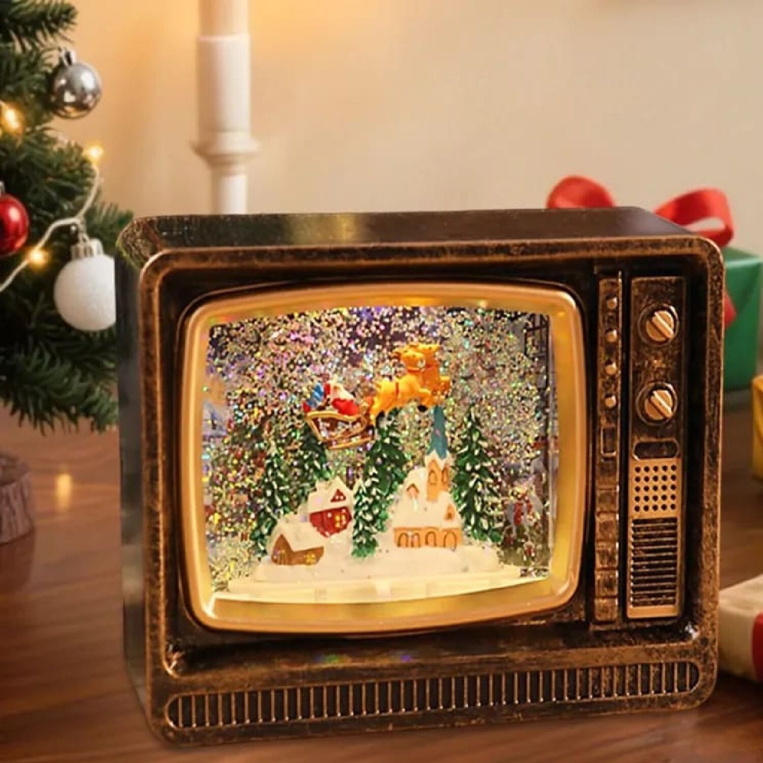 Televisor Led Navide&ntilde;o Decorativo. image number 3.0