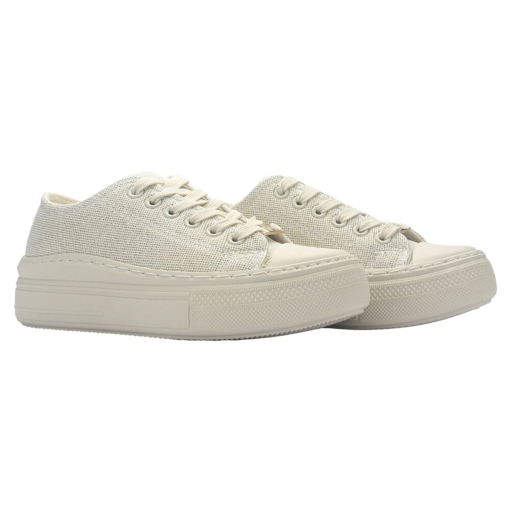 Zapatilla Mujer Chalada Clu-16 Beige Urbano image number 4.0
