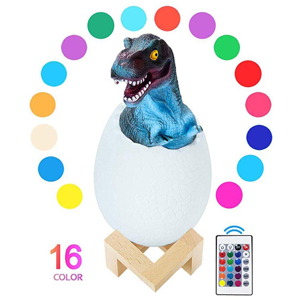 Lampara Dinosaurio Huevos Recargable Multicolor image number 7.0