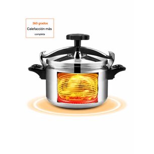 Olla A Presi&oacute;n Para Cocinar En Caliente De Aluminio 9 Litros
