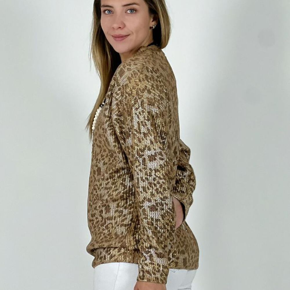 Sweater De Hilo Estampado Print Con Brillos image number 11.0