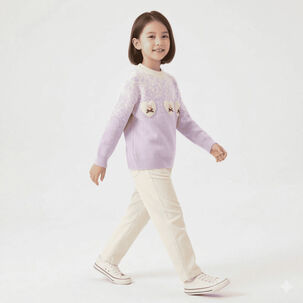 Su&eacute;ter Ni&ntilde;a Coquette Corazones Y Conejos Estilo Coreano