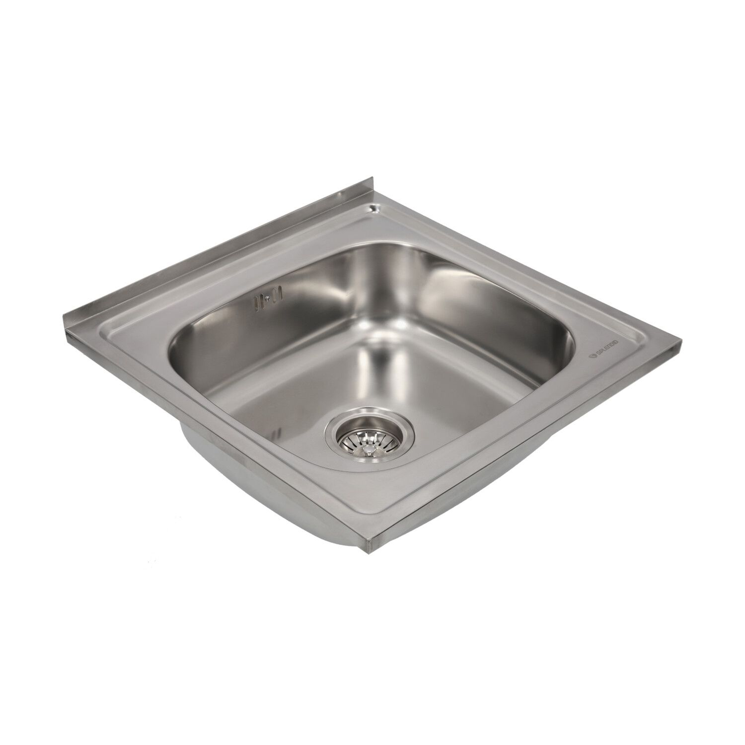 Lavaplatos Sobreponer 500 X 500 1 Cubeta Splendid Acero Inox image number 2.0