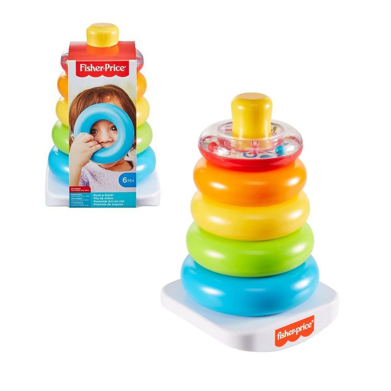 Fisher Price Juguete Para Bebes Pila De Aritos image number 0.0