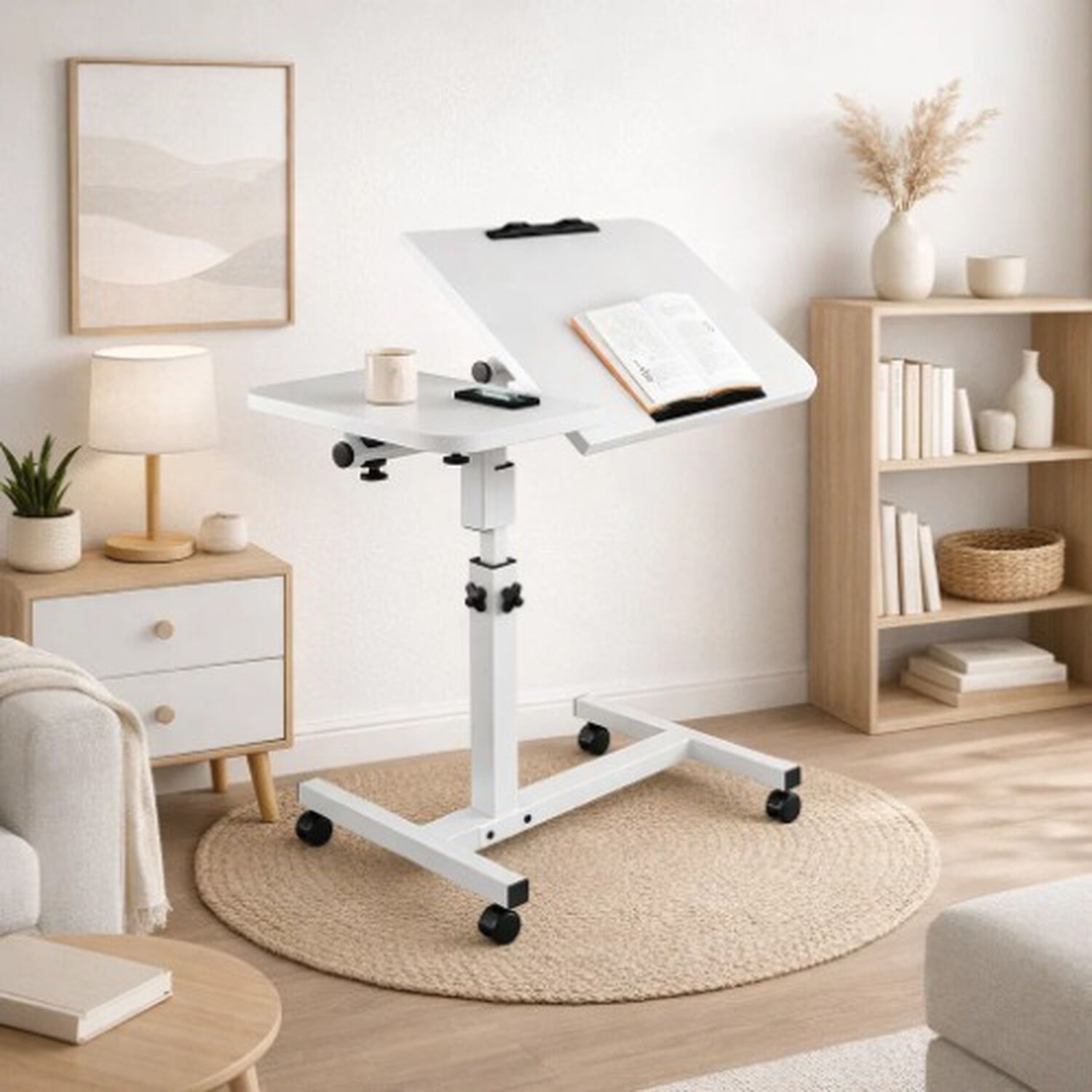 Mesa Escritorio Ajustable Javna 80x40x75 image number 0.0
