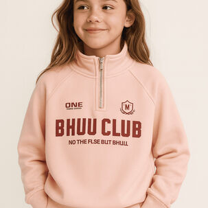 Polerón Kids Oversized Algodón Estilo Urbano