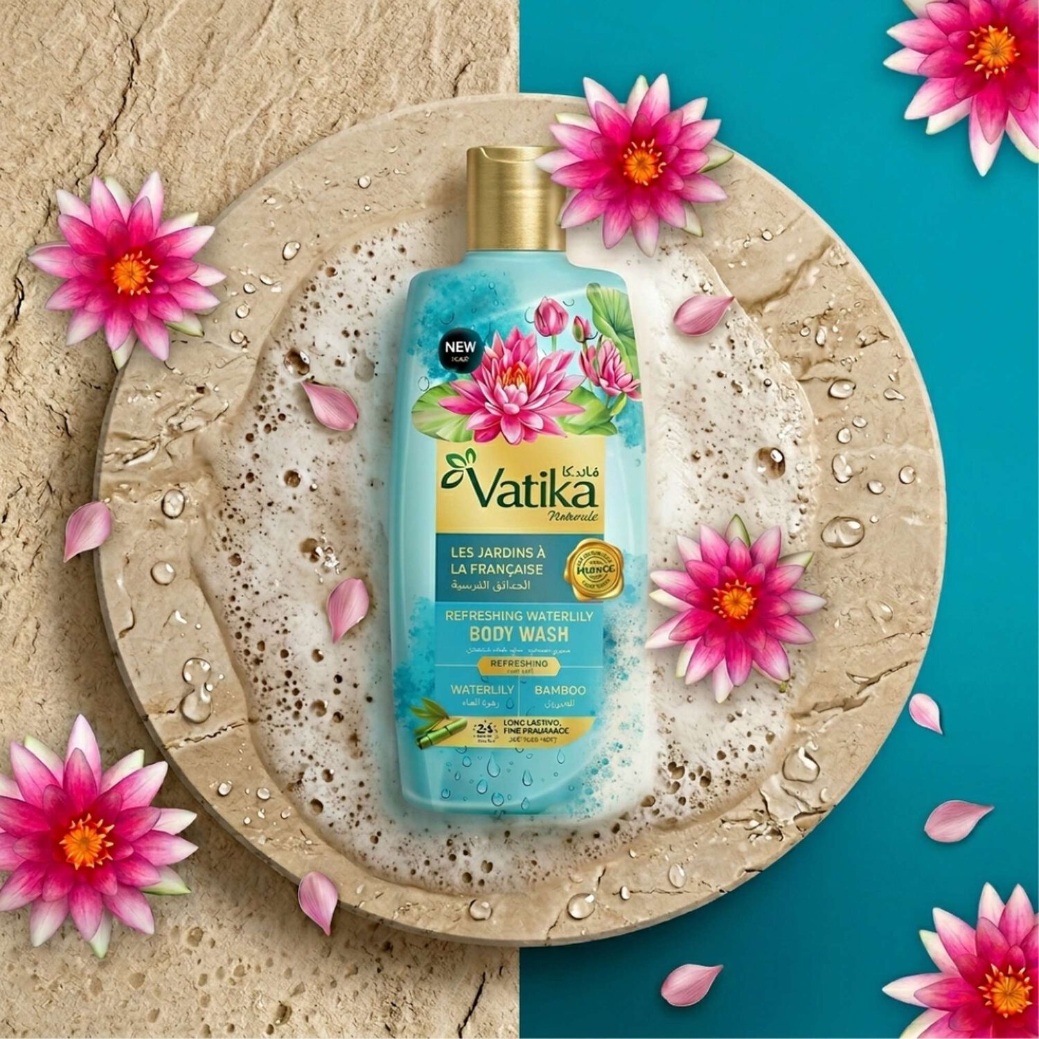Vatika Gel De Ducha Waterlily 250 Ml image number 1.0
