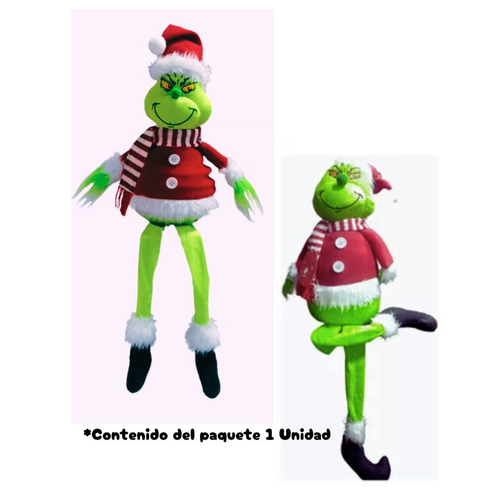 Adorno Navideño Grinch Pascuero Decoración Muñeco Navidad image number 1.0