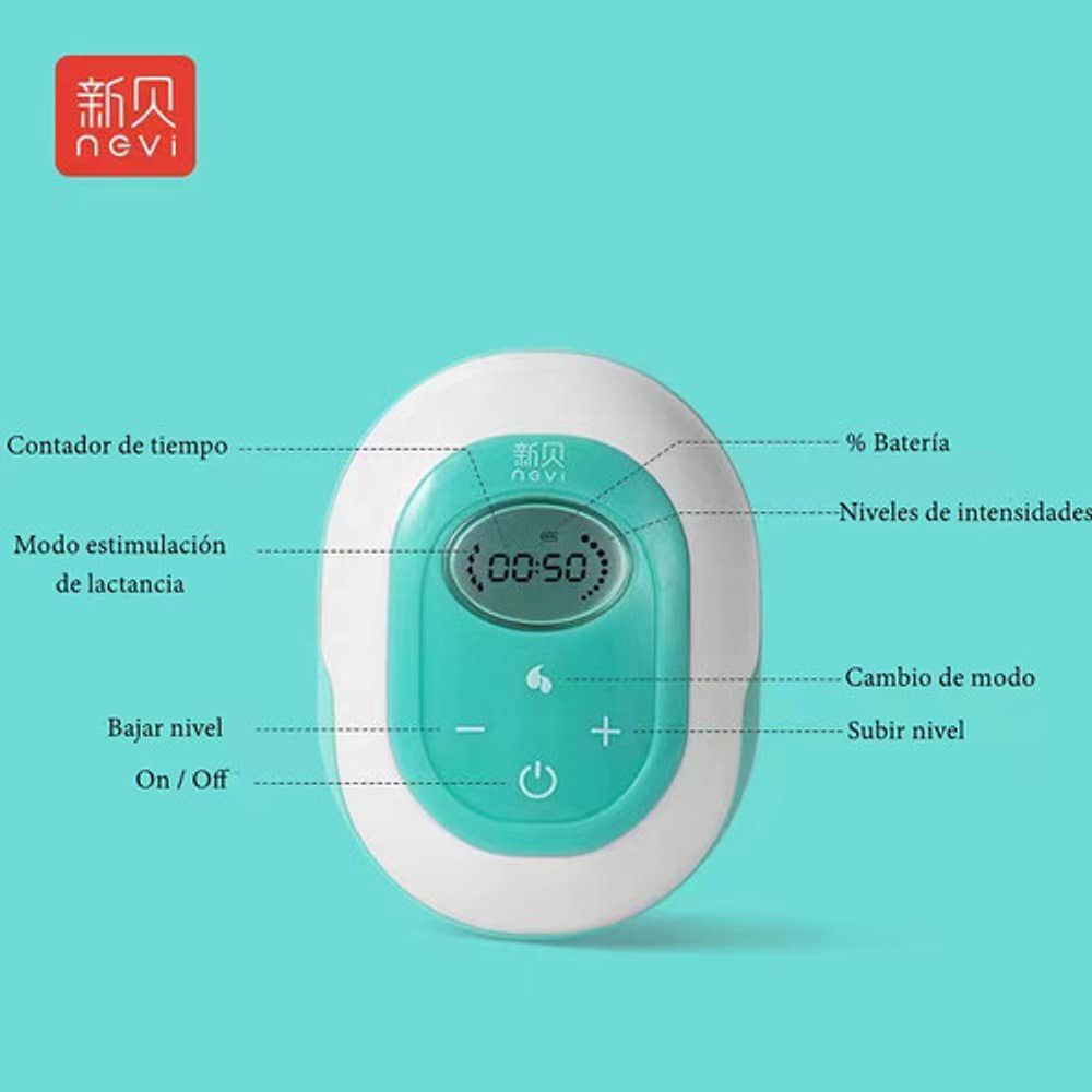 Extractor De Leche El&eacute;ctrico 9 Niveles Inalambrico Lubabycas image number 14.0