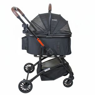 Coche Para Mascotas Premium Maine Negro