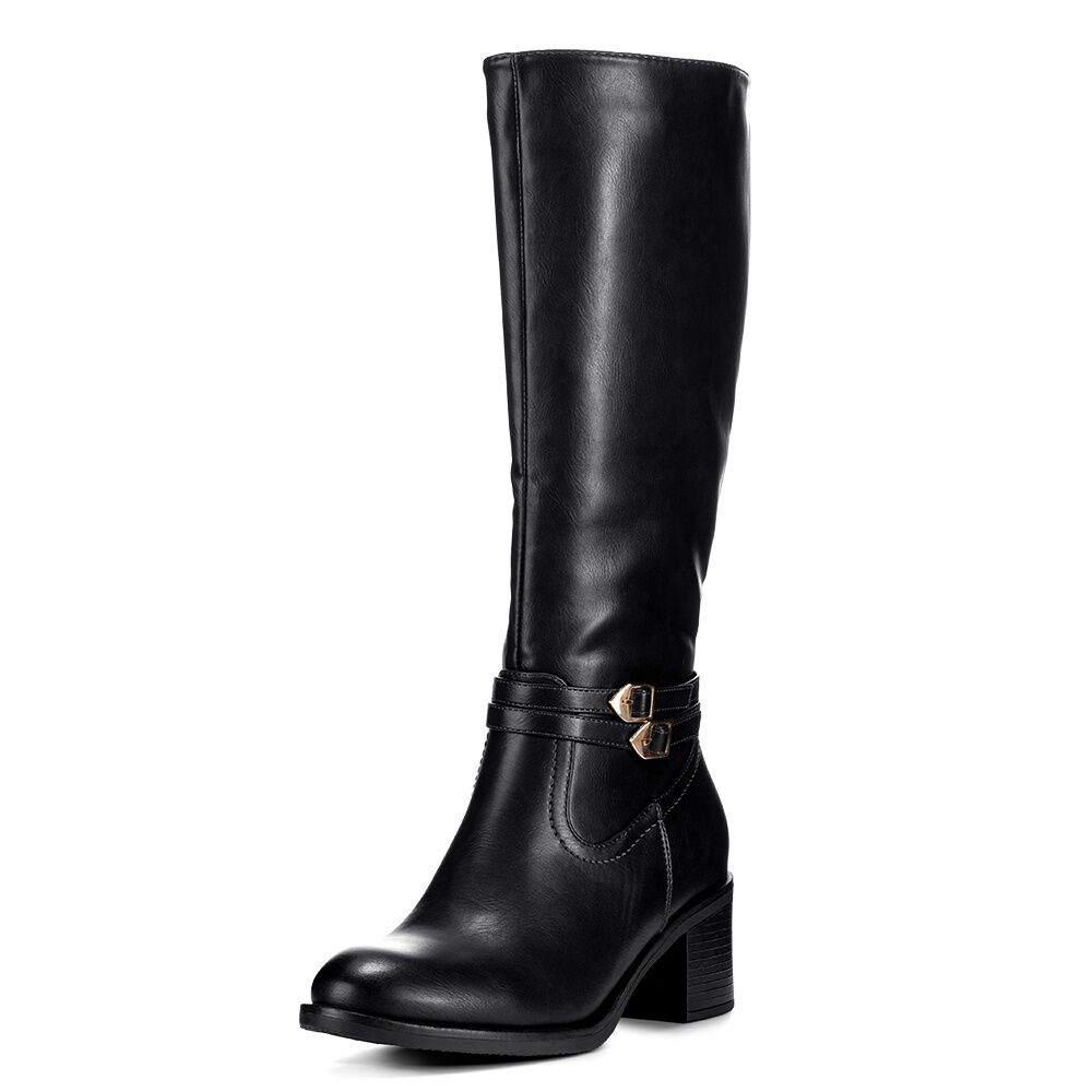 Bota Negro Casual Mujer Weide Czy582 image number 0.0