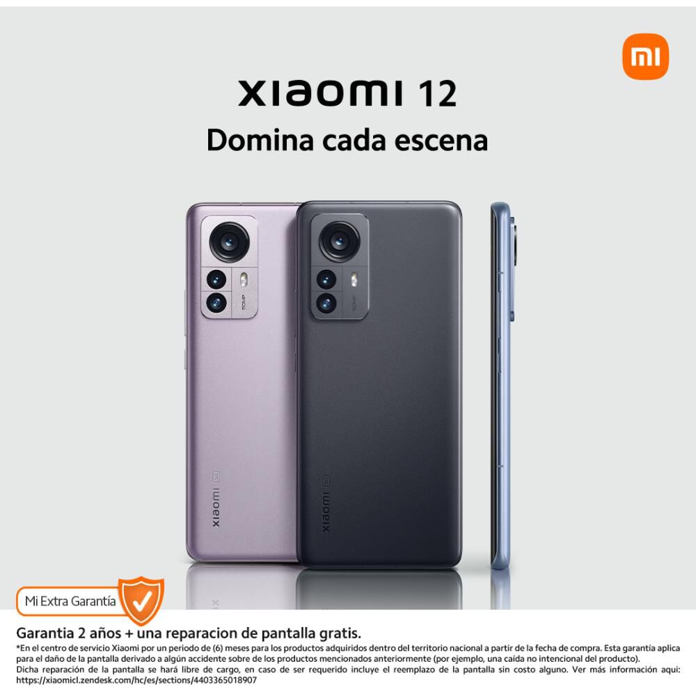 Kit Smartphone Xiaomi 12 Gris / 256 Gb / Liberado + Audífonos + Smartwatch image number 9.0