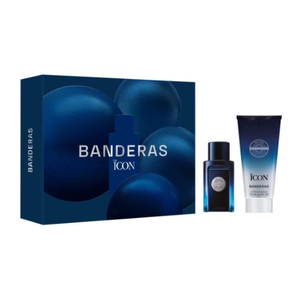 Banderas Hombre Estuche The Icon Eau De Toilette 50 Ml + Balsamo After Shave 75 Ml image number 0.0