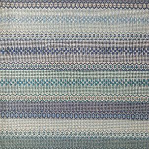 Alfombra Kelim Grande Azul