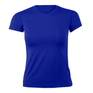 Polera Dry Fit Manga Corta Cuello V Urocyon Mujer