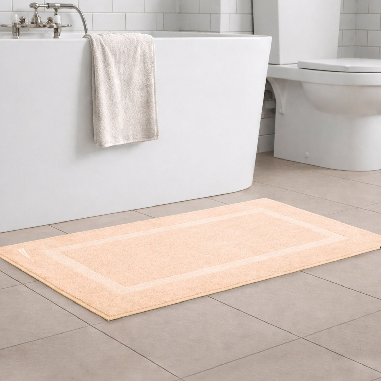 Toalla De Piso Signature Nautica Home 100% Algod&oacute;n 45x76cm Rosada image number 0.0